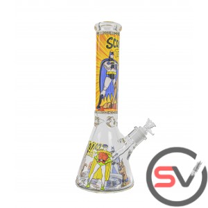 SCOOBY DOO BATMAN ROBIN GLASS BEAKER With ICE CATCHER 14inch